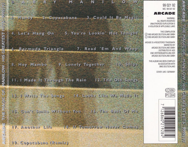 Barry Manilow : The Magic Of... His Greatest Hits (CD, Comp)