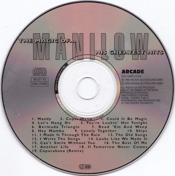 Barry Manilow : The Magic Of... His Greatest Hits (CD, Comp)