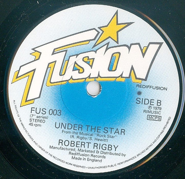 Robert Rigby : Nativity Song (7", Single)