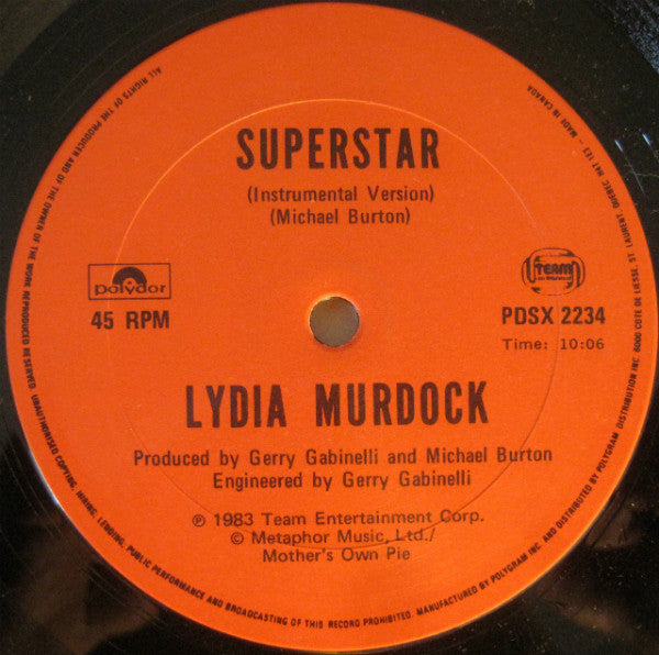 Lydia Murdock : Superstar (12")