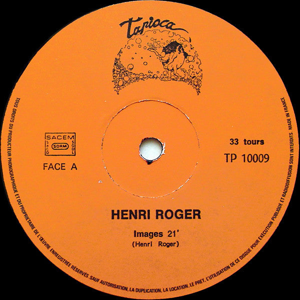Henri Roger : Images... (LP, RE)