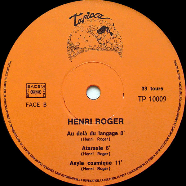 Henri Roger : Images... (LP, RE)