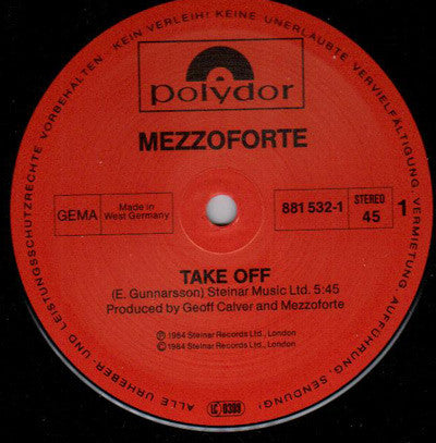 Mezzoforte : Take Off (12", Maxi)