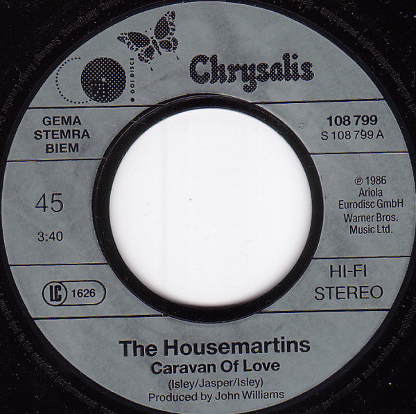 The Housemartins : Caravan Of Love (7", Single)