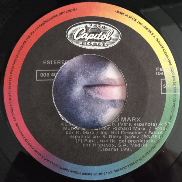 Richard Marx : Keep Coming Back Version Española (7", Single, Promo)
