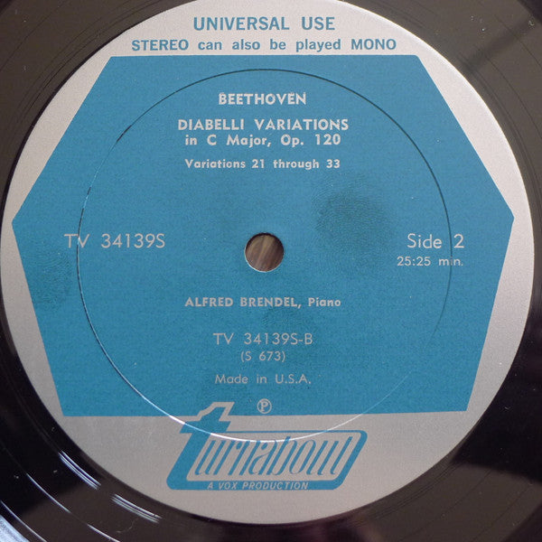 Ludwig Van Beethoven, Alfred Brendel : Diabelli Variations (LP)
