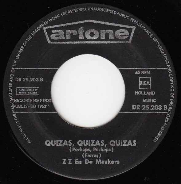 ZZ En De Maskers : La Comparsa (7", Single, Yel)