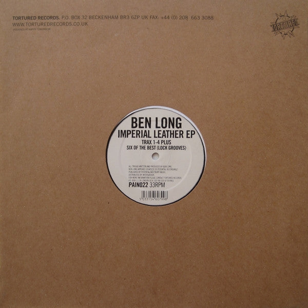 Ben Long : Imperial Leather EP (12", EP, RP)