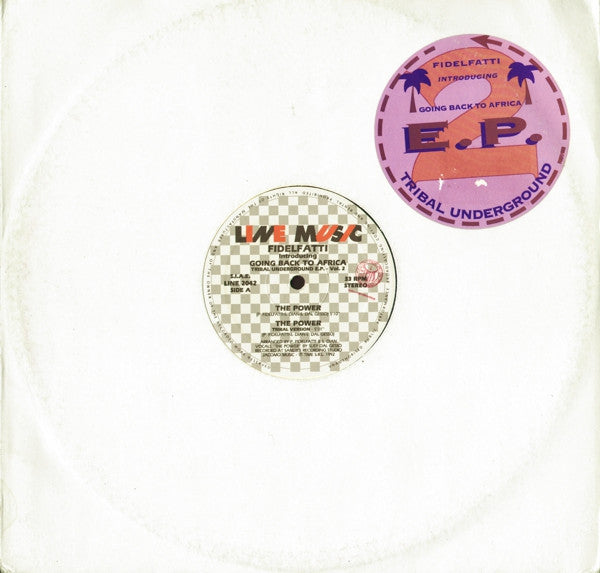 Fidelfatti* : Going Back To Africa - Tribal Underground EP - Vol. 2 (12")