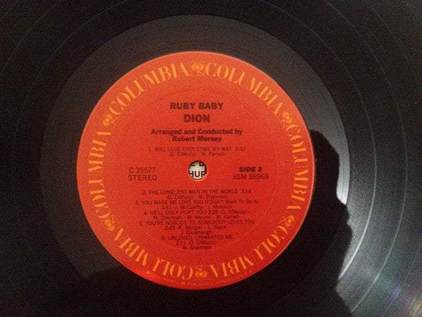 Dion (3) : Ruby Baby (LP, Album, RE)