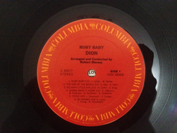 Dion (3) : Ruby Baby (LP, Album, RE)