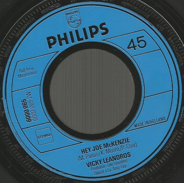 Vicky Leandros : Comme Je Suis / Hey Joe McKenzie (7", Single)