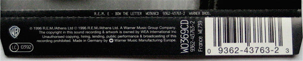 R.E.M. : E - Bow The Letter (CD, Maxi)