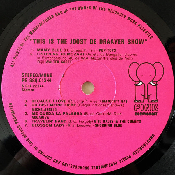 Joost de Draayer : This Is The Joost de Draayer Show (LP, Comp)