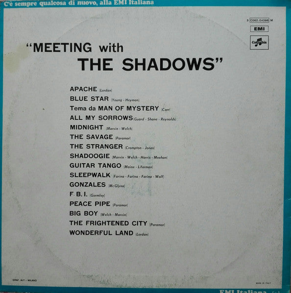 The Shadows : Meeting With The Shadows (LP, Comp, Mono, RE)
