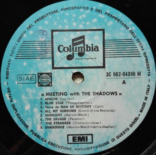The Shadows : Meeting With The Shadows (LP, Comp, Mono, RE)