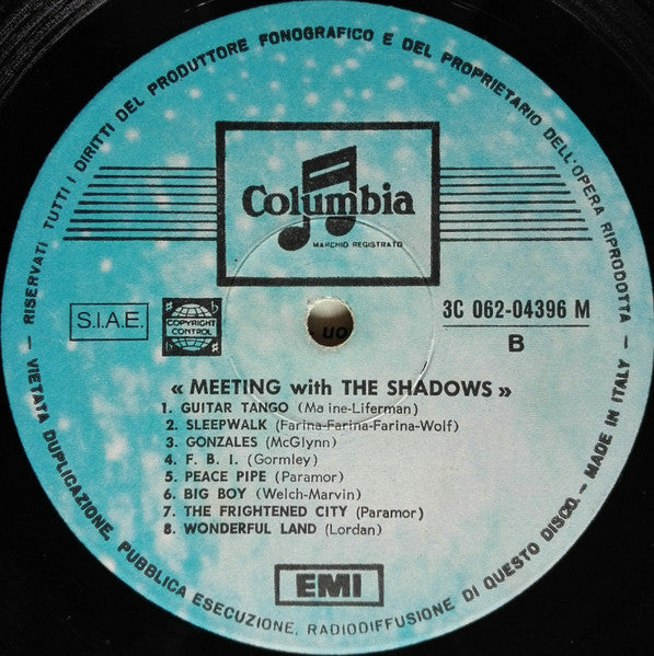 The Shadows : Meeting With The Shadows (LP, Comp, Mono, RE)