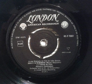 Manos Hadjidakis : Jamais Le Dimanche (7", EP)