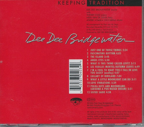 Dee Dee Bridgewater : Keeping Tradition (CD, Album, RE)
