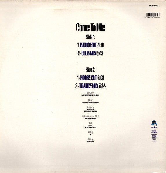 Groovecult : Come To Me (12")