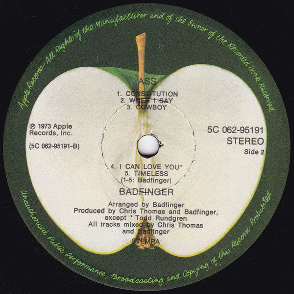 Badfinger : Ass (LP, Album)