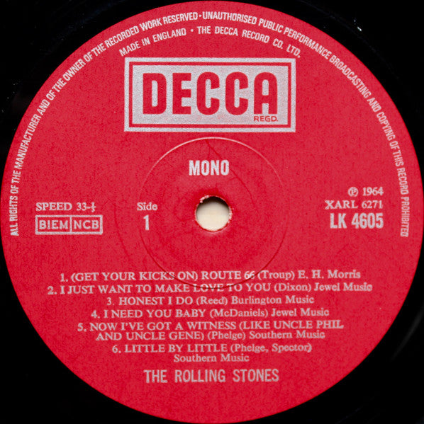 The Rolling Stones : The Rolling Stones (LP, Album, Mono, RE)