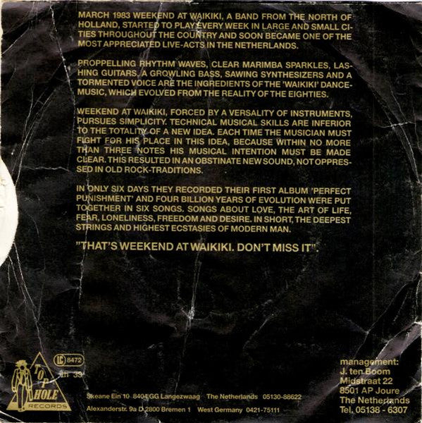 Weekend At Waikiki : Love In The Most  Peculiar Way (7", Single)