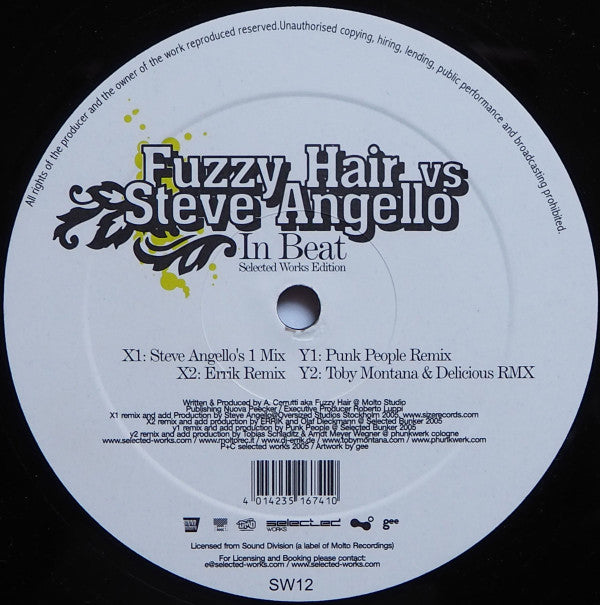Fuzzy Hair & Steve Angello : In Beat (Selected Works Edition) (12")
