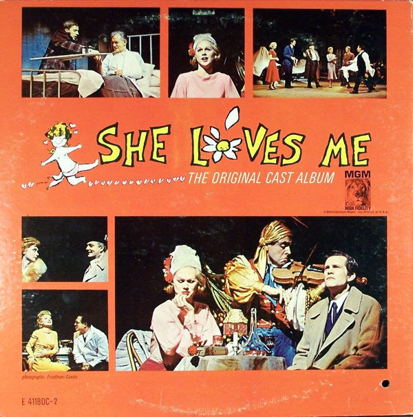 Barbara Cook, Daniel Massey, Barbara Baxley : She Loves Me (The Original Cast Album) (2xLP, Album, Mono)