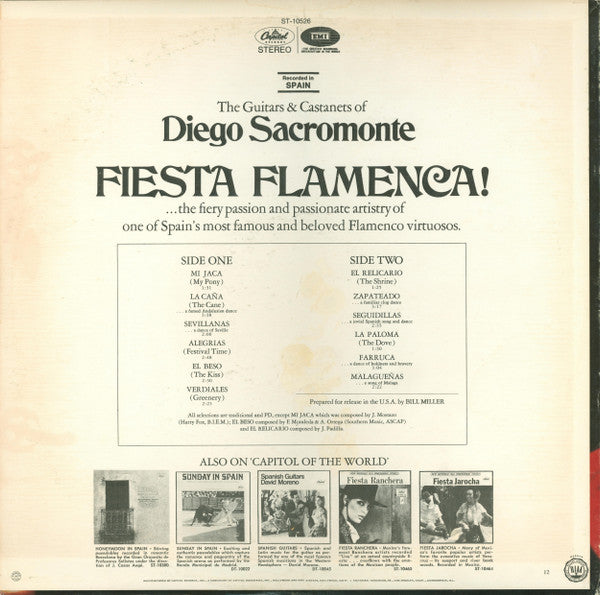Diego Sacromonte : Fiesta Flamenca! (LP, Album)