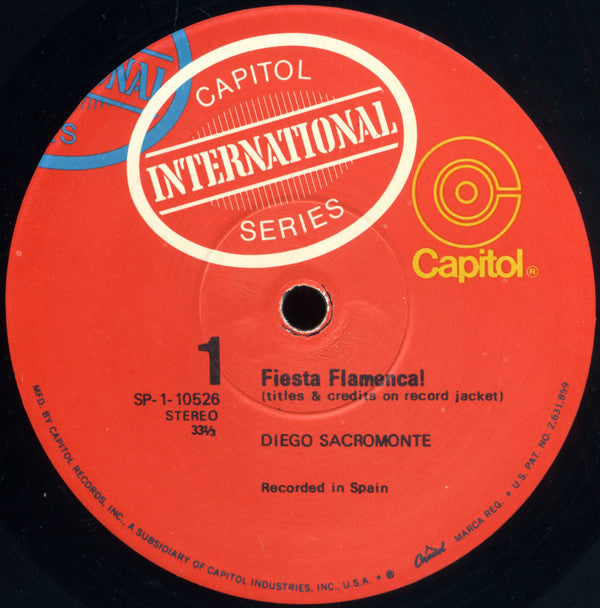 Diego Sacromonte : Fiesta Flamenca! (LP, Album)