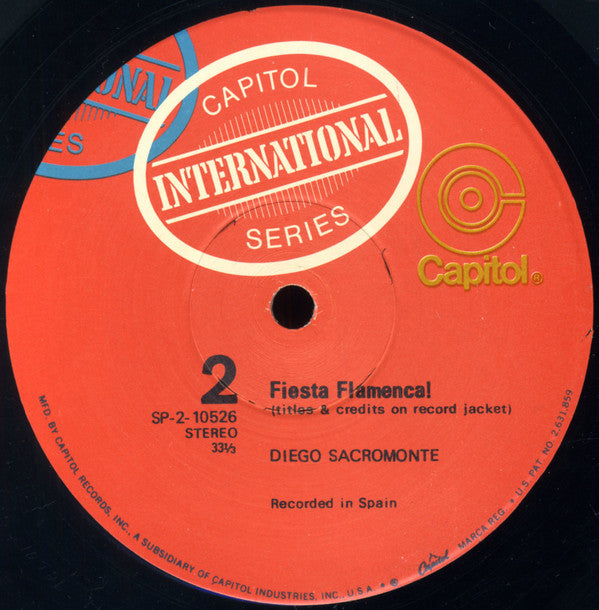 Diego Sacromonte : Fiesta Flamenca! (LP, Album)