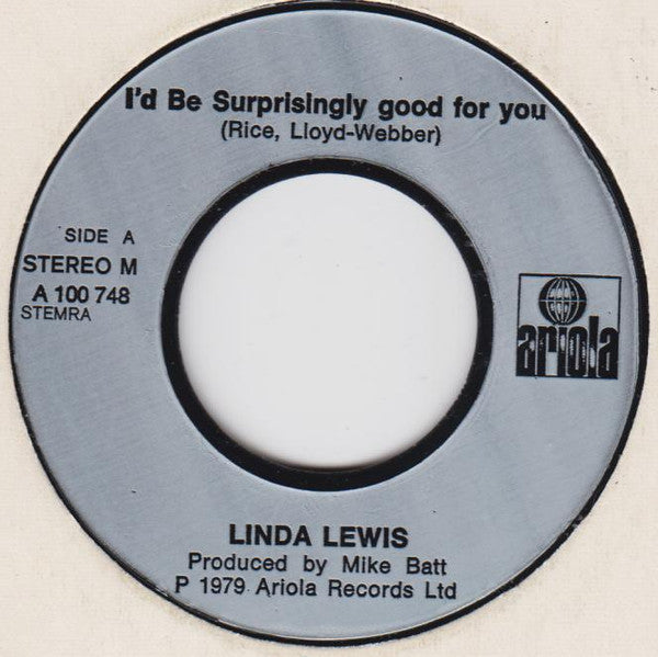 Linda Lewis : I'd Be Surprisingly Good For You (7")