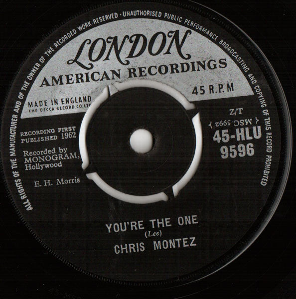Chris Montez : Let's Dance (7", Single)