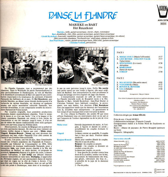 Marieke En Bart Et Het Reuzekoor : Danse La Flandre (LP, Album)