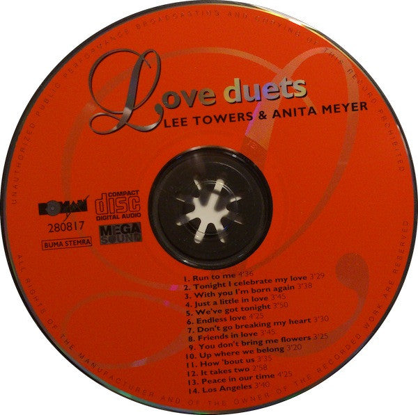 Lee Towers & Anita Meyer : Love Duets (CD, Album, RE)