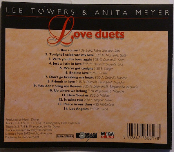 Lee Towers & Anita Meyer : Love Duets (CD, Album, RE)