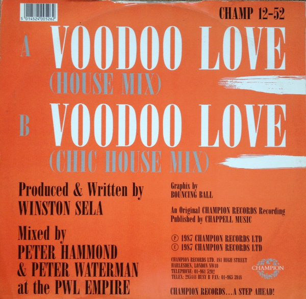 Judy La Rose : Voodoo Love (12")