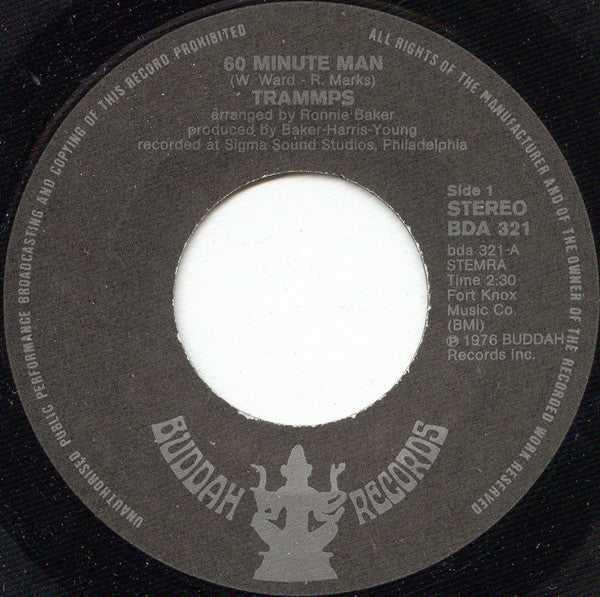 The Trammps : 60 Minute Man (7", Single)
