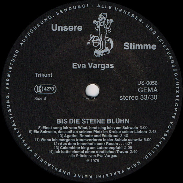 Eva Vargas : Bis Die Steine Blühn (LP, Album)