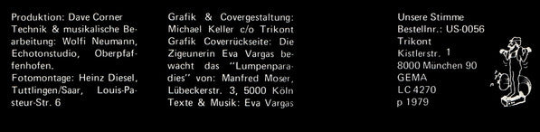Eva Vargas : Bis Die Steine Blühn (LP, Album)