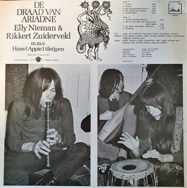 Elly & Rikkert : De Draad Van Ariadne (LP, Album, RE)