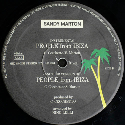 Sandy Marton : People From Ibiza (12")
