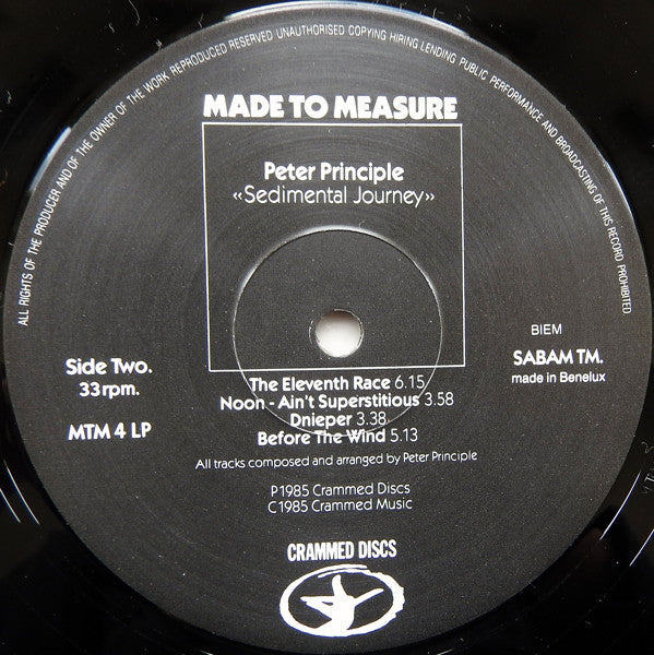 Peter Principle : Sedimental Journey (LP, Album)