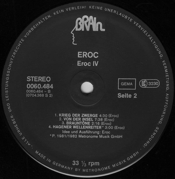 Eroc : Eroc 4 (LP, Album)