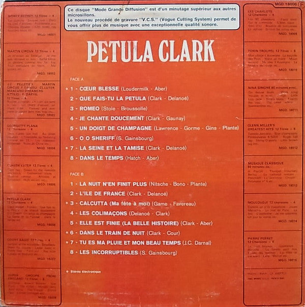 Petula Clark : Petula Clark - 12 Chansons + 4 (LP, Comp)