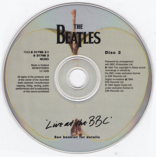 The Beatles : Live At The BBC (2xCD, Comp, Mono, RM, Ude)