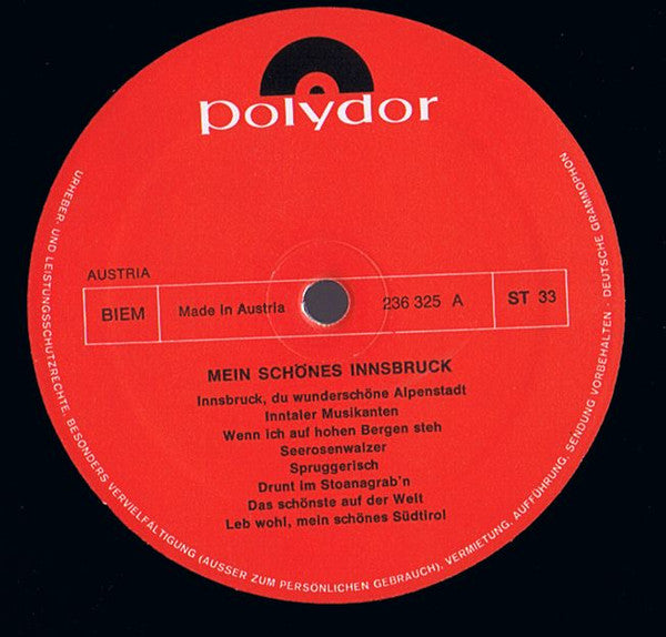 Various : Mein Schönes Innsbruck (LP, Comp)