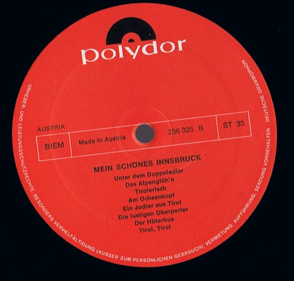 Various : Mein Schönes Innsbruck (LP, Comp)