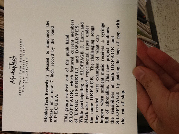 Specula : Ain't No Sunshine (7")